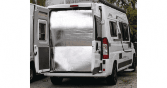 Bagdørs isolering til vans